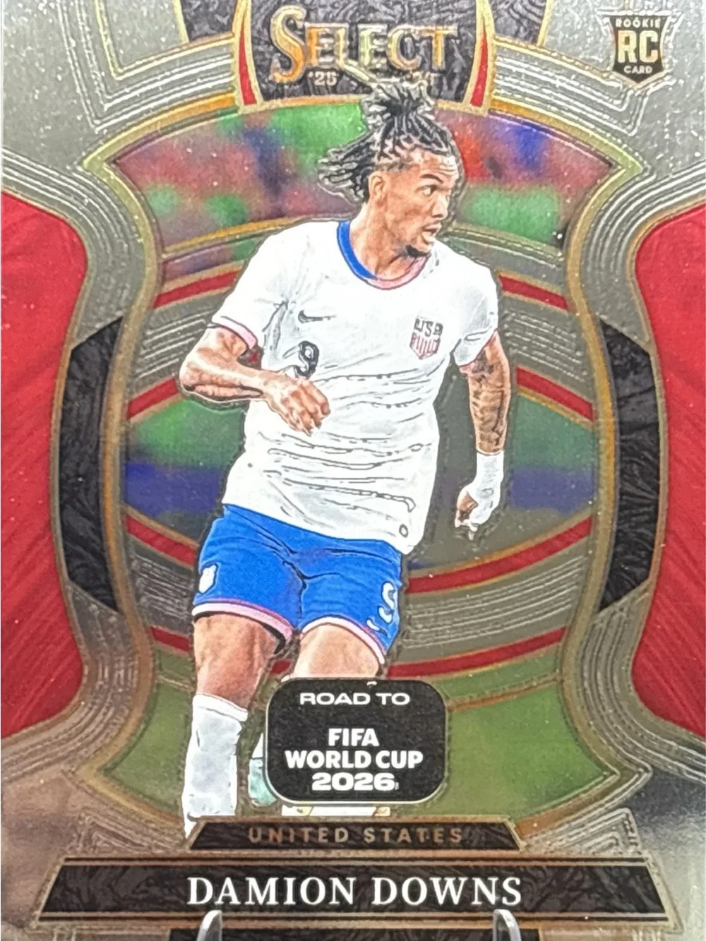 Panini Select Damion Downs Rookie Soccer Trading Card